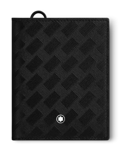 Kompakte Brieftasche 6 cc aus Extreme Leder - Schwarz - Leder - MB129975 - Brieftaschen