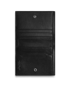 Kompakte Brieftasche 6 cc aus Extreme Leder - Schwarz - Leder - MB129975 - Brieftaschen
