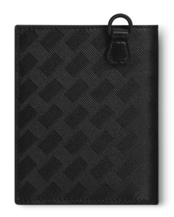 Kompakte Brieftasche 6 cc aus Extreme Leder - Schwarz - Leder - MB129975 - Brieftaschen