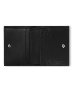 Kompakte Brieftasche 6 cc aus Meisterstück Leder - Schwarz - Leder - MB129677 - Brieftaschen