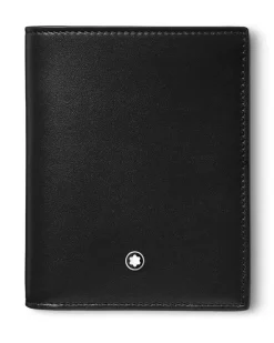 Kompakte Brieftasche 6 cc aus Meisterstück Leder - Schwarz - Leder - MB129677 - Brieftaschen