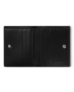 Kompakte Brieftasche 6 cc aus Meisterstück Leder - Schwarz - Leder - MB129677 - Brieftaschen