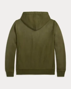 Konfektioniert gefärbtes Kapuzenshirt Green