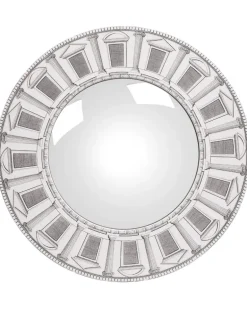Konvexer Architettura Spiegel - Schwarz