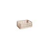 Korb Colour Crate - Beige - Recyceltes Polypropylen - Designer Hay Studio