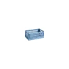 Korb Colour Crate - Blau - Recyceltes Polypropylen - Designer Hay Studio
