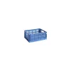Korb Colour Crate - Blau - Recyceltes Polypropylen - Designer Hay Studio
