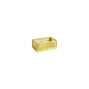 Korb Colour Crate - Gelb - Recyceltes Polypropylen - Designer Hay Studio
