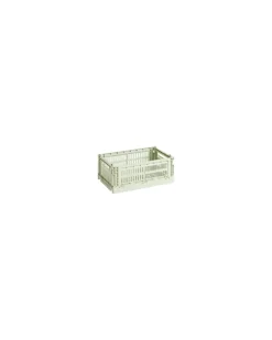 Korb Colour Crate - Grün - Recyceltes Polypropylen - Designer Hay Studio