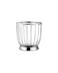 Korb Memories from the future - Metall - polierter Stahl - Designer Ufficio Tecnico Alessi