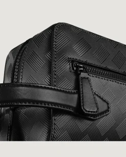 Kosmetik-Clutch aus Extreme Leder - Schwarz - Leder - MB221610 - Kulturtaschen