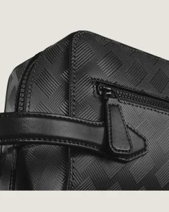 Kosmetik-Clutch aus Extreme Leder - Schwarz - Leder - MB221610 - Kulturtaschen