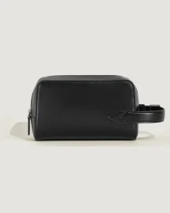 Kosmetik-Clutch aus Meisterstück Leder - Schwarz - Leder - MB220408 - Clutches