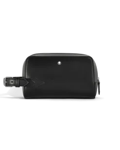 Kosmetik-Clutch aus Meisterstück Leder - Schwarz - Leder - MB220408 - Clutches