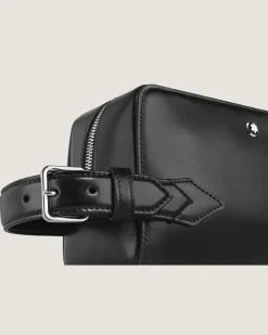 Kosmetik-Clutch aus Meisterstück Leder - Schwarz - Leder - MB220408 - Clutches
