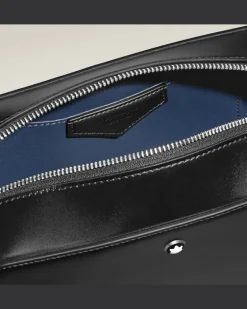 Kosmetik-Clutch aus Meisterstück Leder - Schwarz - Leder - MB220408 - Clutches