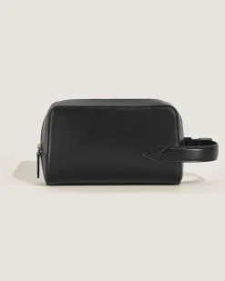 Kosmetik-Clutch aus Meisterstück Leder - Schwarz - Leder - MB220408 - Clutches