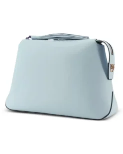 Kosmetiktasche mit Quastendetail - Blau