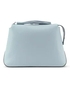 Kosmetiktasche mit Quastendetail - Blau