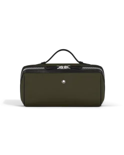 Kosmetiktasche Montblanc Panorama - Khaki - Stoff und Leder - MB222297 - Kulturtaschen
