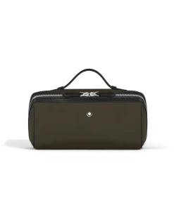 Kosmetiktasche Montblanc Panorama - Khaki - Stoff und Leder - MB222297 - Kulturtaschen