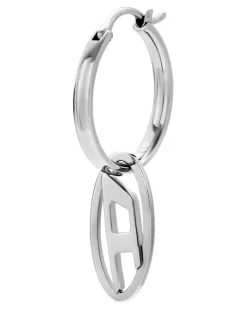 Kreole aus Edelstahl - Ohrringe - Unisex - Silber