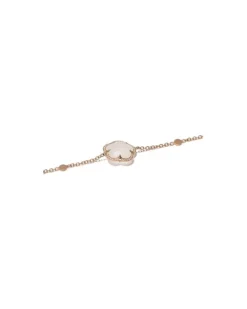 18kt Rose Gold Bon Ton Smokey Quartz, Milky Quartz And Diamonds Necklace Continuty