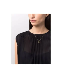 18kt Rose Gold Princess Flower Dubai Diamond Necklace Continuty