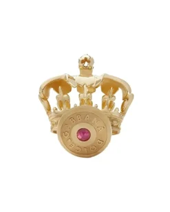 18kt Royal Gelbgold-Manschettenknöpfe mit Jade, Rubin und Saphir