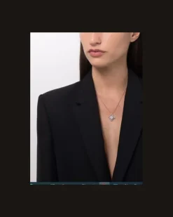 18kt White Gold Princess Flower Dubai Diamond Necklace Continuty