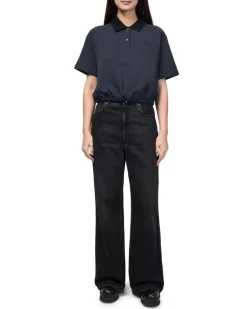 Kurzärmeliges Poloshirt Blue