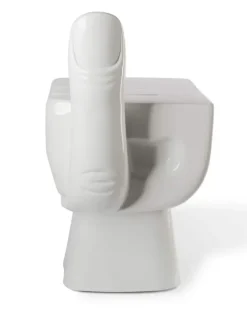 Lackierter Fist Stuhl - Weiß