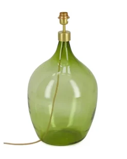 Lampenfassung aus Glas - Grün