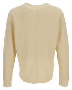 Langarmshirt aus Baumwolle - Nude