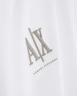 Langarmshirt aus Baumwolljersey mit Logoprint Icon Weiß