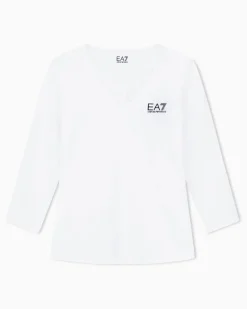 Langarmshirt aus Ventus7-Funktionsgewebe für Tennis Pro Weiß
