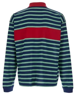 Langarmshirt mit Logo - Blau