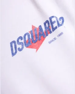 Langarmshirt mit Logo - Weiß
