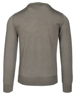 Langarmshirt mit Rundhalsausschnitt - Grau