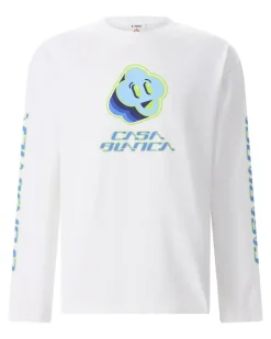 Langarmshirt Smile Future Weiß