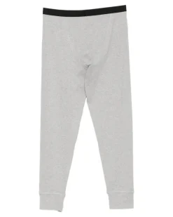 Lange Unterhose mit Logo-Bund - Grau