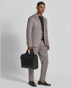 Laptoptasche aus echtem Leder Modell 'CARDONA PANDION Black