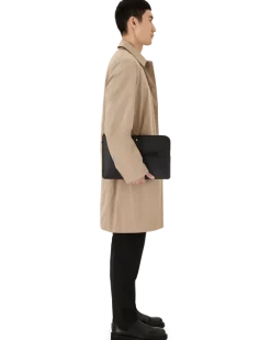 Laptoptasche aus Extreme Leder - Schwarz - Leder - MB129969 - Laptoptaschen