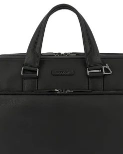 Laptoptasche mit Fach - Schwarz