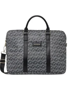 Laptoptasche mit geometrischem Muster - Grau