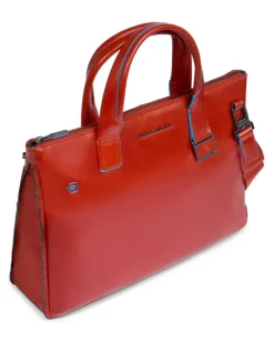Laptoptasche mit Henkel - Rot