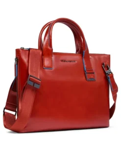 Laptoptasche mit Henkel - Rot