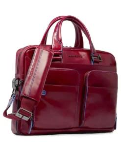 Laptoptasche mit Henkel - Rot