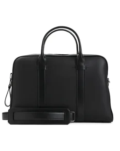 Laptoptasche mit Henkel - Schwarz