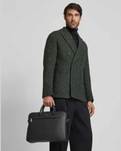 Laptoptasche mit Label-Detail Modell 'Ray Black
